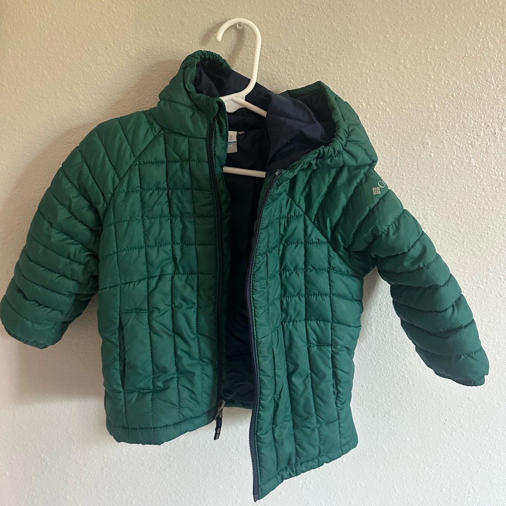 Columbia Green Puffer Jacket for Ultimate Warmth